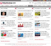Screenshot des PokerStrategy Webseite